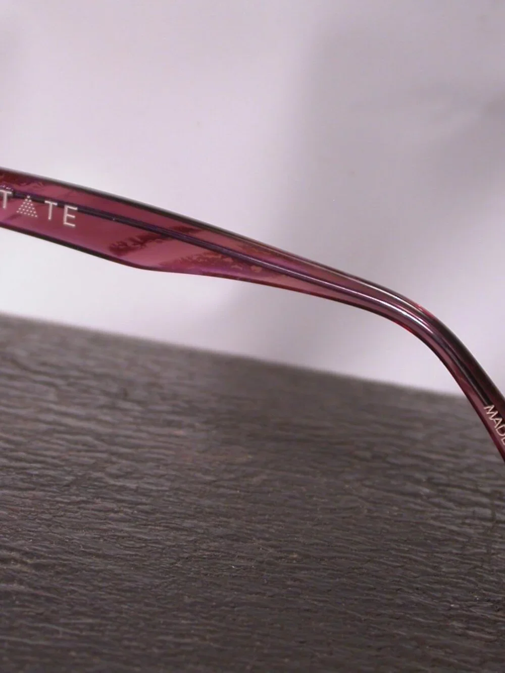 State Optical Halsted Purple Clear Eyeglasses Frames Made in USA